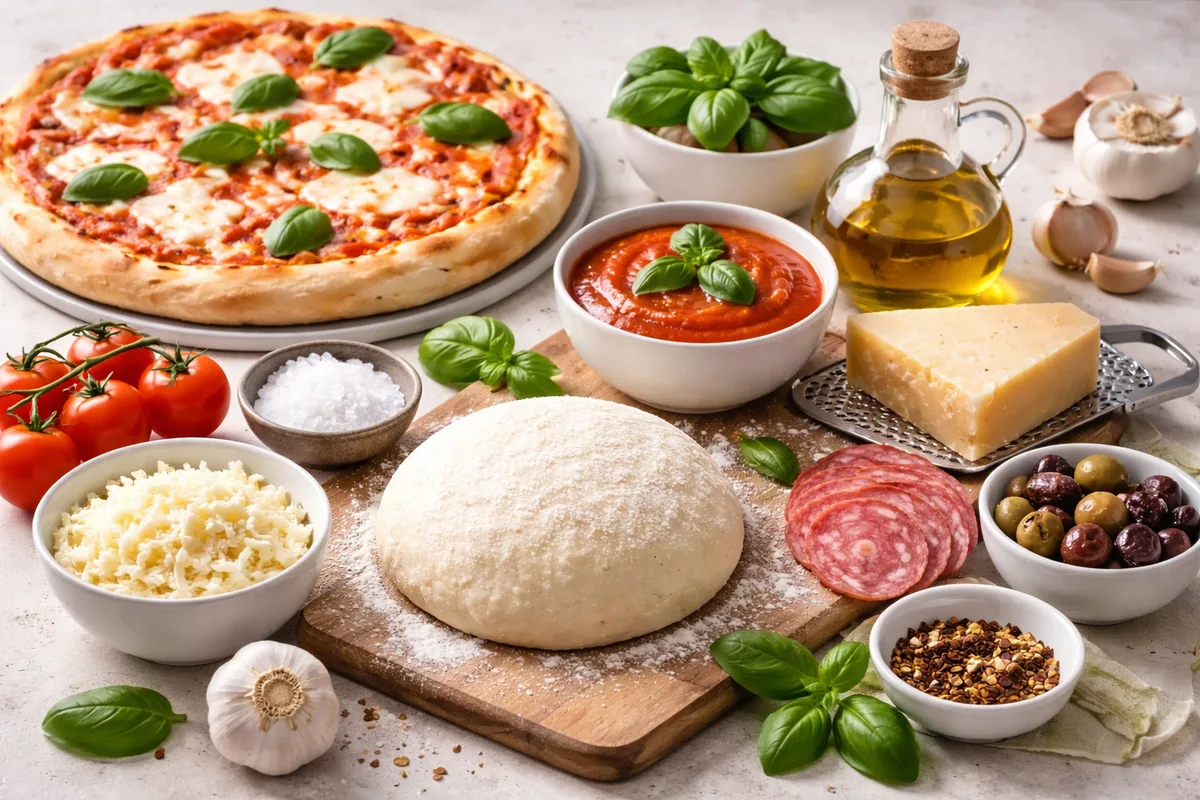 Quels sont les ingrédients essentiels pour une pizza maison délicieuse