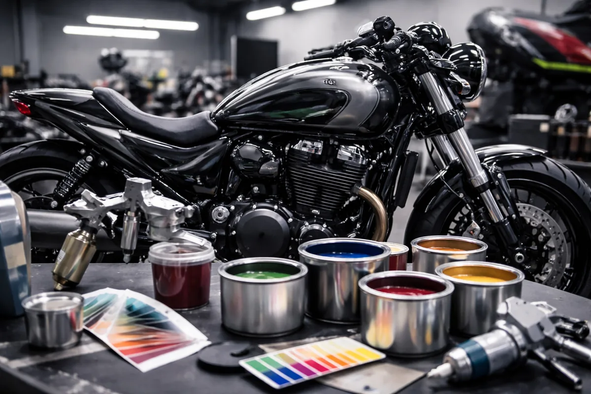 Comment choisir la bonne peinture pour personnaliser sa moto